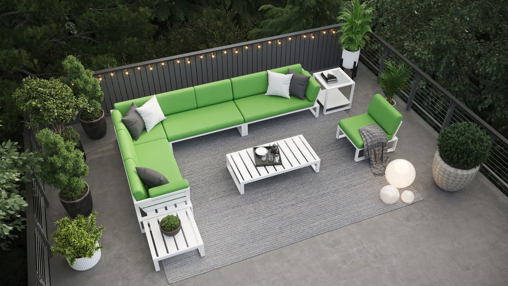 Kore Outdoor Rectangular Coffee Table